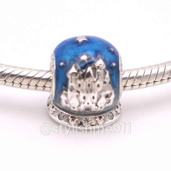 Pandora Jewelry - Authentic PANDORA SterlingSilver Disney Parks “Magic” Snow Globe Charm